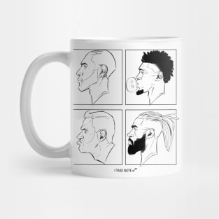 Take Note - Jazz Quad BW Mug